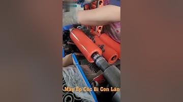 Máy ép cốc bi tự động trong sản xuất con lăn