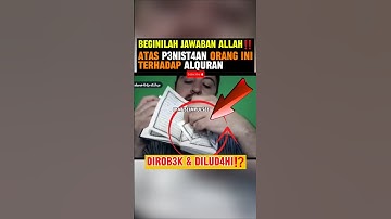 Allahu Akbar‼️balasan kontan Allah bikin kapok orang ini‼️ #alquran #kuasaallah #adzab #islam