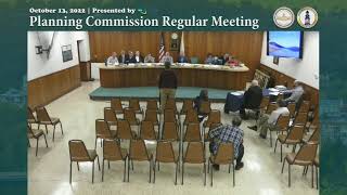 Planning Commission 10/13/2022