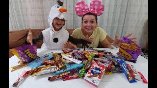 ÇİKOLATA CHALLENGE, EN GÜZEL ÇİKOLATALARI SEÇİYORUZ, Eğlenceli çocuk videosu