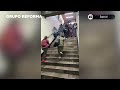 Atienden encharcamientos por lluvia fuerte en CDMX