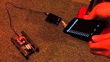 Android + Bluetooth + Arduino + Tank Treads - First Test