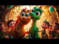 Let’s Be Dinosaurs 🦕 | Fun Dino Dance &amp; Rhyme for Kids