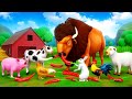 Angry bisons spicy rampage chilies and farm animal attacks funny animal cartoons 2024