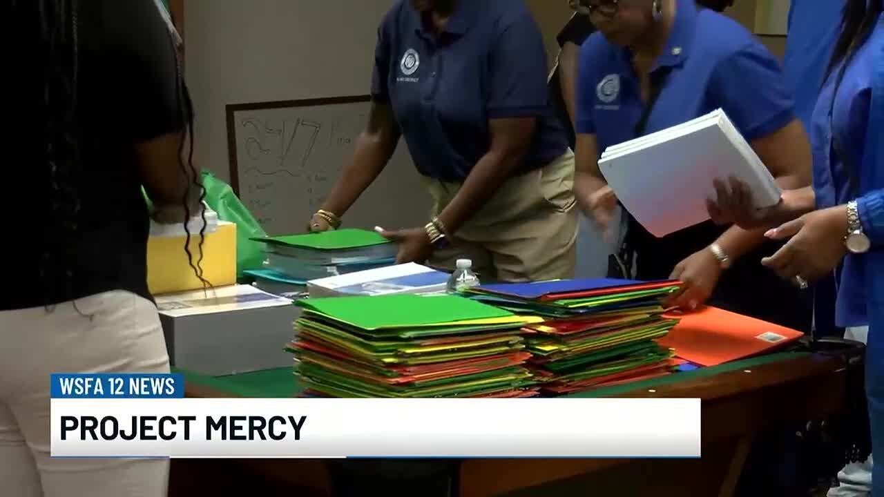 The Optimist Club supplied students at Mercy House