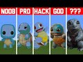 NOOB VS PRO VS HACKER Minecraft Pixel art✨Squirtle