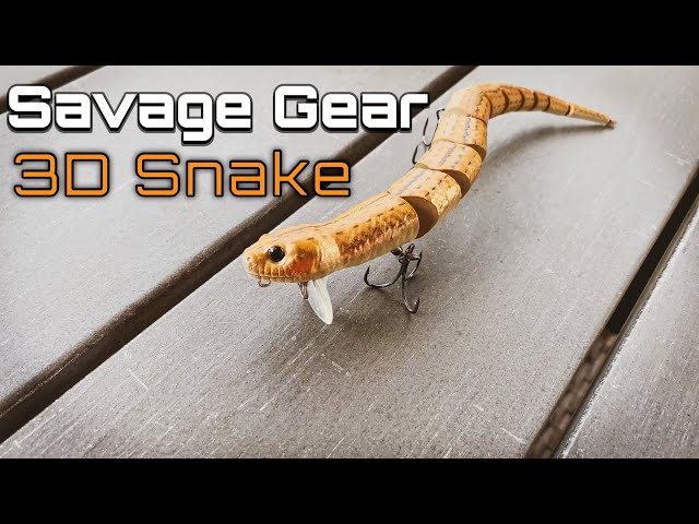 Savage Gear 3D Snake Lure For Big Bass! Fish EXPLODE On This Bait