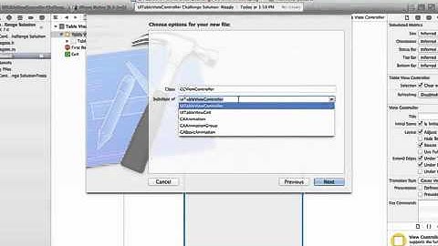 114 UITableViewController Solution x264