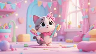 The Kitten Brushes And Bows Cute Grooming Song For Kids