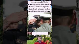 Il primo marinaio della Royal Navy neozelandese autorizzato a indossare il tā moko in servizio 🖤