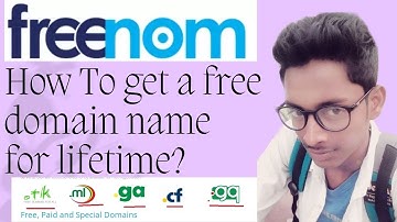 How To get a free domain name for lifetime! Freenom .tk .ml .ga & more