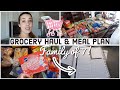 $240 GROCERY HAUL+ MEAL PLAN! (Shopping & Cooking for a LARGE FAMILY)