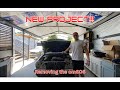 Mercedes 190D Drag Car Project Begins (pulling out the om606)