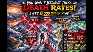 You Won't Believe These Death Rates!  Every 8K Meter Peak Ranked!
