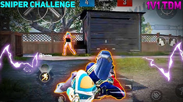 😲BGMI 1v1 Room With My Friend😈🔥Sniper Challenge #bgmi #1v1 #tdm