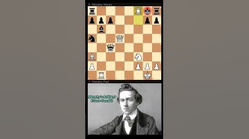 Paul Morphy delivered Stunning Checkmate in 21 moves!! #chess #chessgame #games #paul