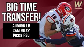 BOOM! LB Cam Riley Commits to FSU in Transfer Portal | FSU Football Recruiting | Warchant TV #FSU