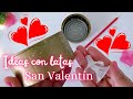 Latas decoradas para San Valentín 2024, Ideas con latas de Atún/ Manualidades para San Valentín