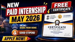 Paid AI Internship 2026 | Government Approved Opportunity | Summer internship 🔥 #ai #internship  