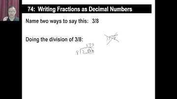Saxon Math - 76 (4th Edition) - Lesson 74: Writing Fractions as Decimal Numbers