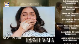 Rasm e Wafa Episode 63 Teaser | Rasm e Wafa Episode 63 Promo | Rasm e Wafa Episode 63 | Review