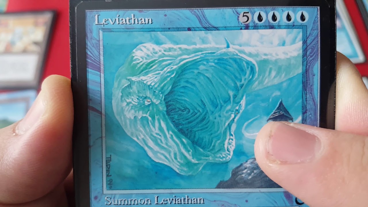 Old School Magic 93/94 - Mono Blue Leviathan City Deck Tech - The Dark Tournament