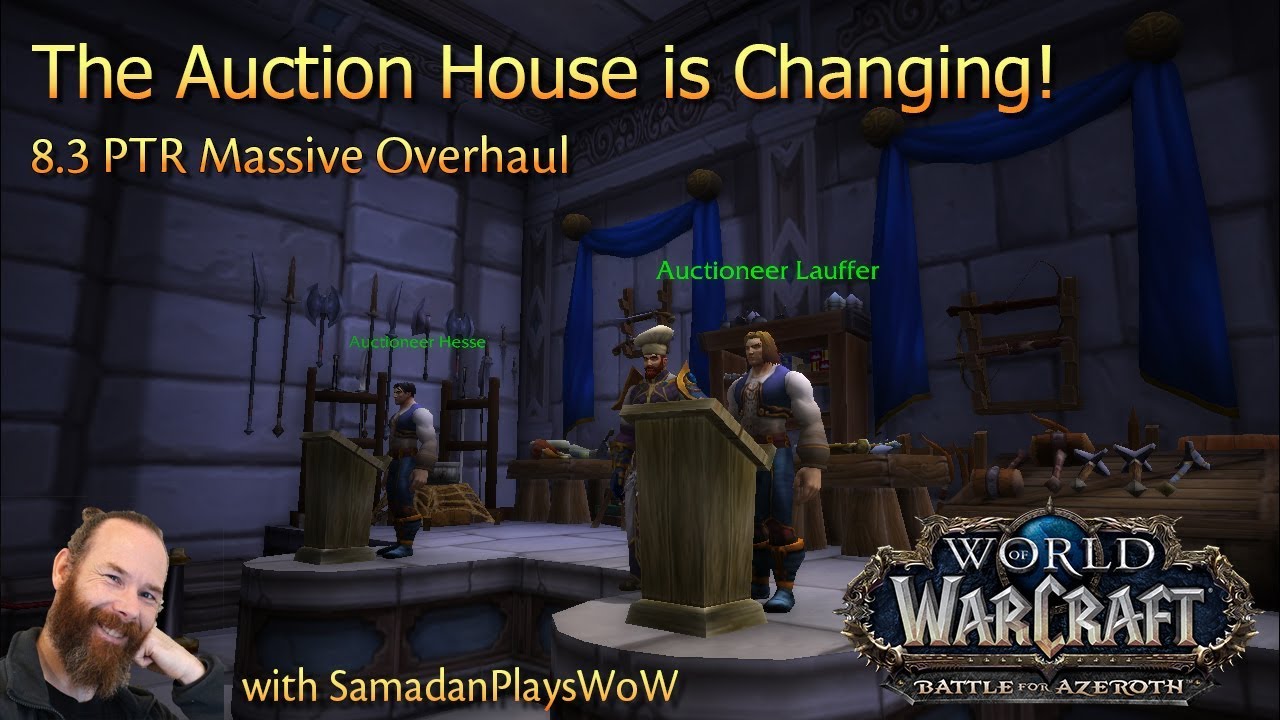 WoW 8.3 Auction House complete overhaul on PTR | Gold Making in BfA Changing