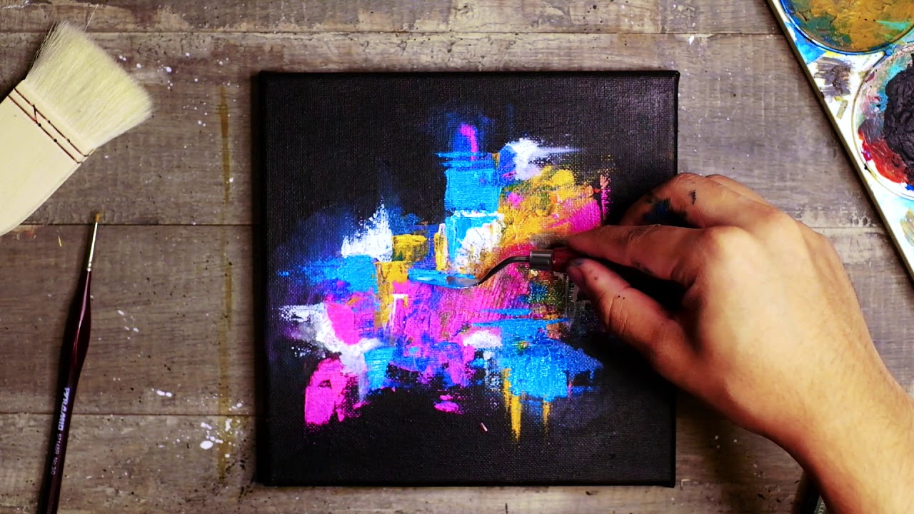 Top 50+ imagen painting ideas with black background - thpthoangvanthu ...