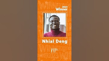 Introducing Nhial Deng, the winner of the $100,000 Chegg.org Global Student Prize 2023