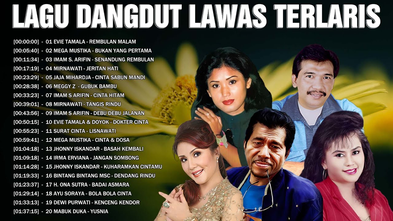 Kumpulan Lagu Dangdut Lawas Kenangan Terlaris💎Evie Tamala, Mega Mustika, Imam S Arifin, Irma Erviana