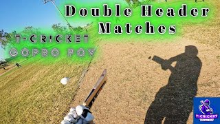 Double Header with 2 Matches! | California Cricket | GOPRO Cricket | Helmet Cam | April 20th 2024