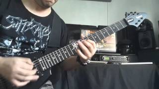 Monstrosity -  Suffering to the Conquered Guitar solo by Tugrul KAYA