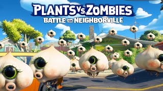 CRAZY MODE: 999 Garlic Drones VS Zombies in Plants vs. Zombies: Battle for Neighborville