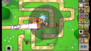 BTD5 Monkey lane Hard napsfrills no tier 4's