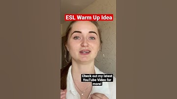 ESL Warm Up Activity | ESL Tutors Academy with Lily