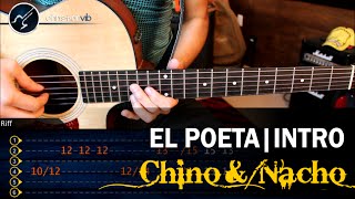 Como tocar El Poeta CHINO y NACHO | INTRO Guitarra Solo Tutorial