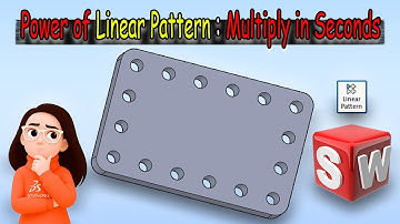 Create Fast Repeats in SolidWorks — Linear Pattern Step-by-Step