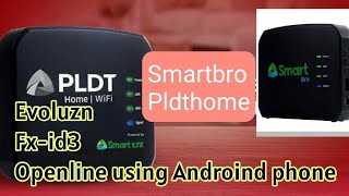 PLDThome Smartbro Wifi, Evoluzn FX-id3, Openline Using Android phone screenshot 2