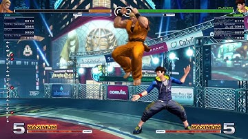 KOF XIV Kensou 4 Frame Safe Jump after 1 Bar Corner Combo