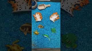 Ocean Sensory Bin | Open Ended Play |Sensory Learning