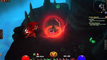 Warlock Torchlight 2 Synergies Mod. Mele/fire oriented bulid. Lvl 56 facing some mapworks. Elite.