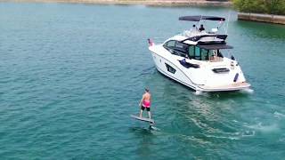 Surfing In Singapore On An Efoil