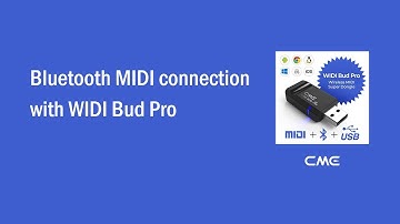 Bluetooth MIDI connection with WIDI Bud Pro