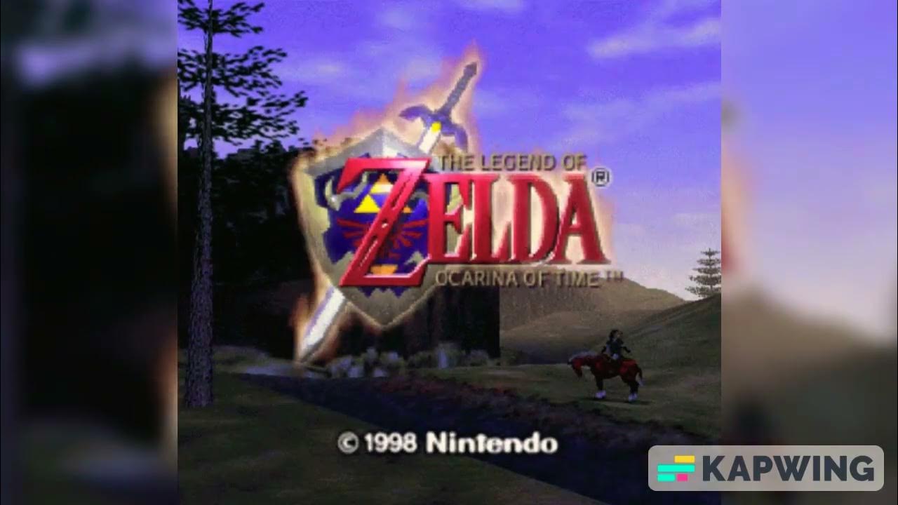 The Legend of Zelda Ocarina of time intro/title song YouTube