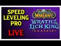 WotLK Classic SPEED Leveling Livestream