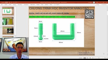 HƯỚNG DẪN KẾ THIẾT KẾ CAM ÂM CHỮ U BẰNG INVENTOR