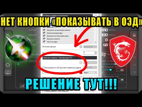 НЕТ "ПОКАЗЫВАТЬ В ОЭД" MSI AFTERBURNER? 🔥 РЕШЕНИЕ ТУТ!