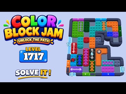 Color Block Jam - 1717 || level complete 💥🤯