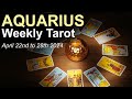 AQUARIUS WEEKLY TAROT READING "AN OFFER IS EXTENDED: YOU HOLD THE KEY AQUARIUS" April 22nd-28th 2024