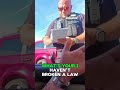 Man Asks One Questions… Cop Has No Answer